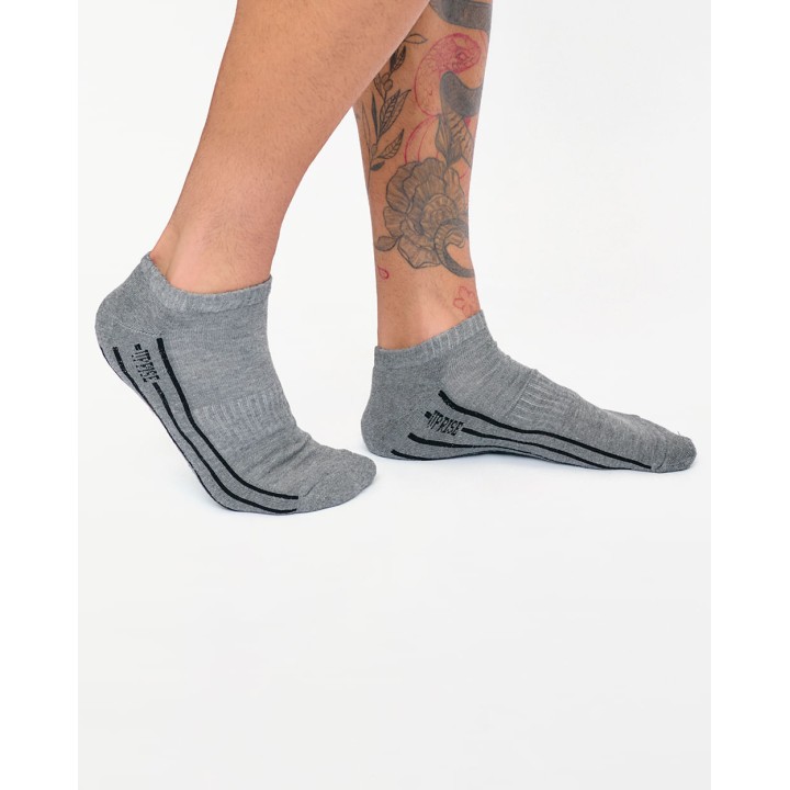 Calcetines Pack x 3 Hombre Marcos Blanco/Gris/Negro