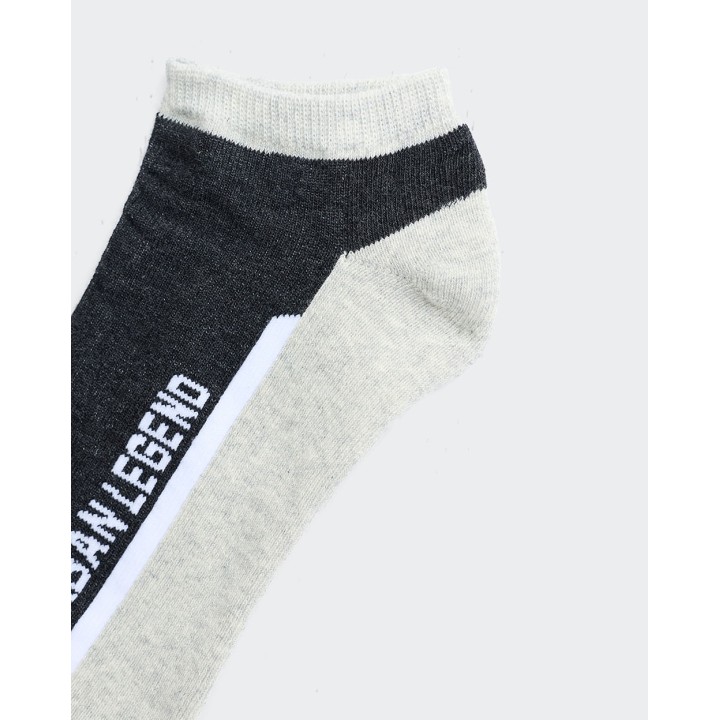 Calcetines Pack x 3 Hombre Franco Blanco/Negro/Gris