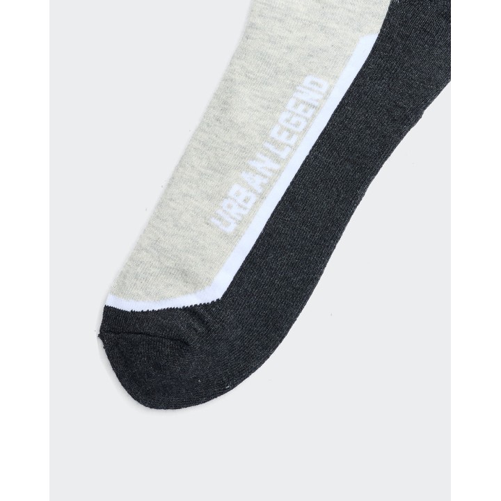 Calcetines Pack x 3 Hombre Franco Blanco/Negro/Gris