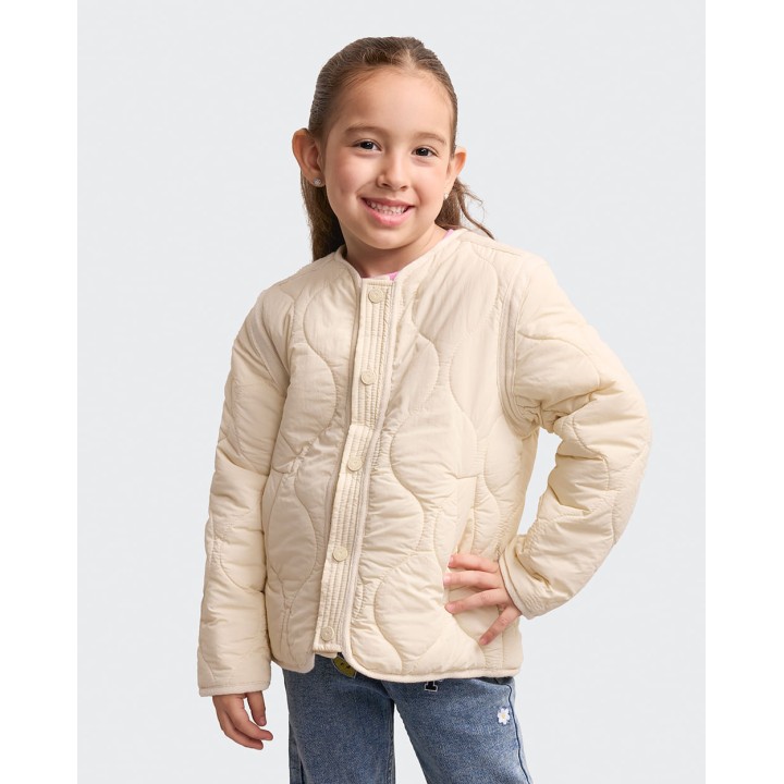 Casaca Niña Cici Crema Pastel