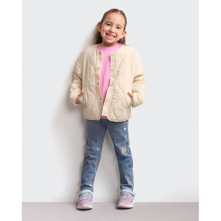 Casaca Niña Cici Crema Pastel
