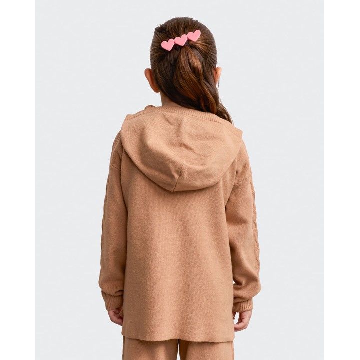 Chompa Niña Karyely Beige Tannin