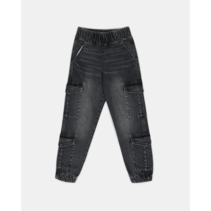 Jogger Niño Jeff Black Denim