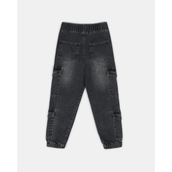 Jogger Niño Jeff Black Denim