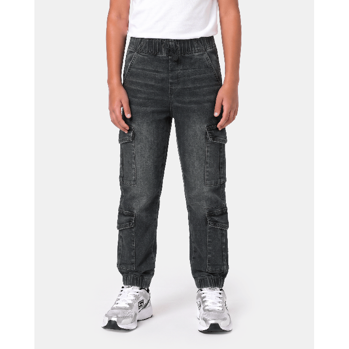 Jogger Niño Jeff Black Denim