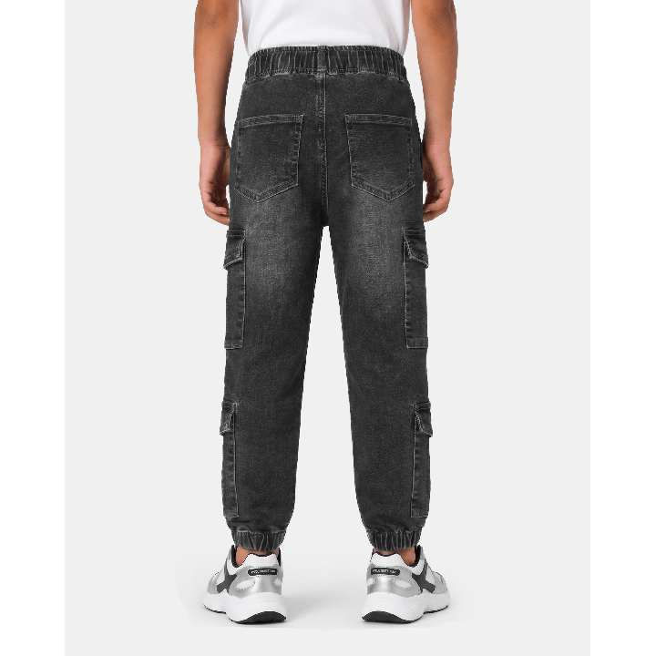 Jogger Niño Jeff Black Denim