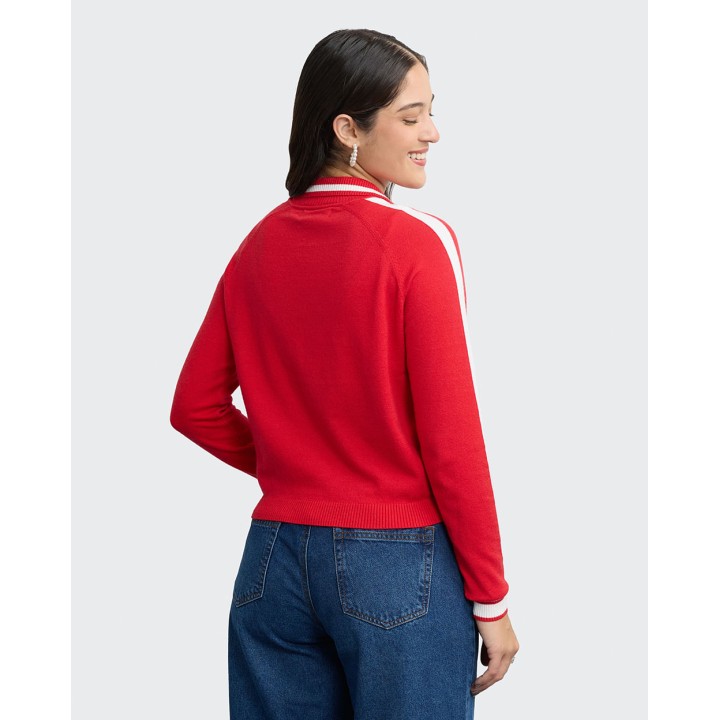 Chompa Mujer Dariana Rojo Prince
