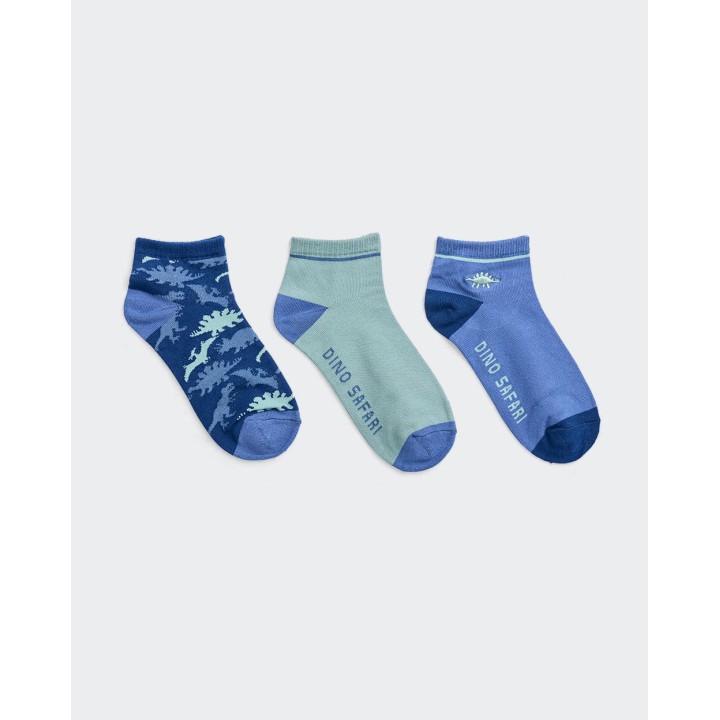 Calcetines Pack x 3 Niño Milcar Azul/Celeste/Azul