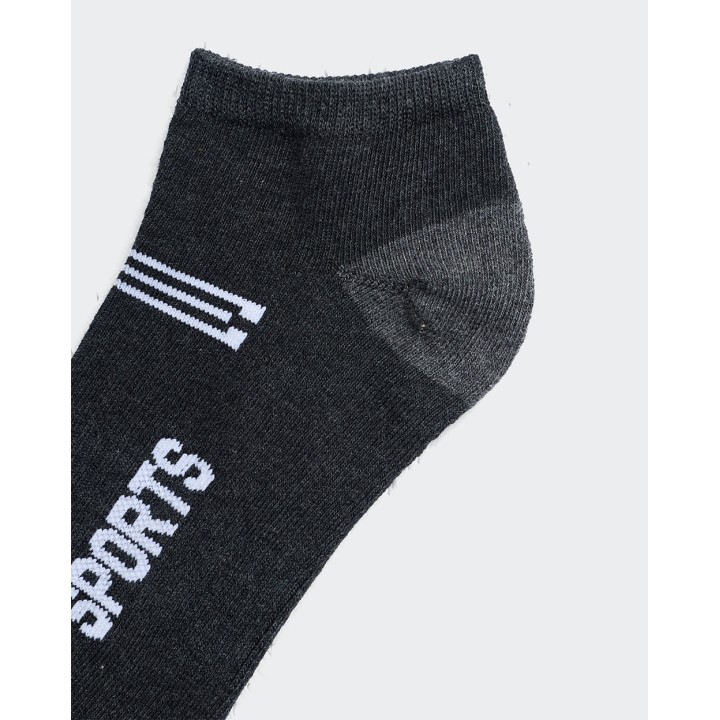 Calcetines Pack x 3 Hombre Franco Gris/Blanco/Negro