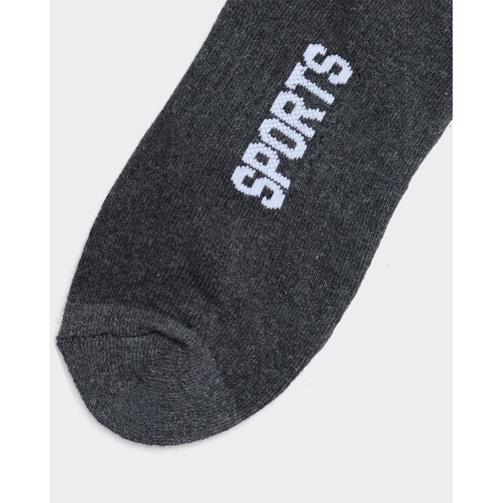 Calcetines Pack x 3 Hombre Franco Gris/Blanco/Negro