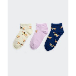 Calcetines Pack x 3 Niña Nini Rosa/Azul/Coco