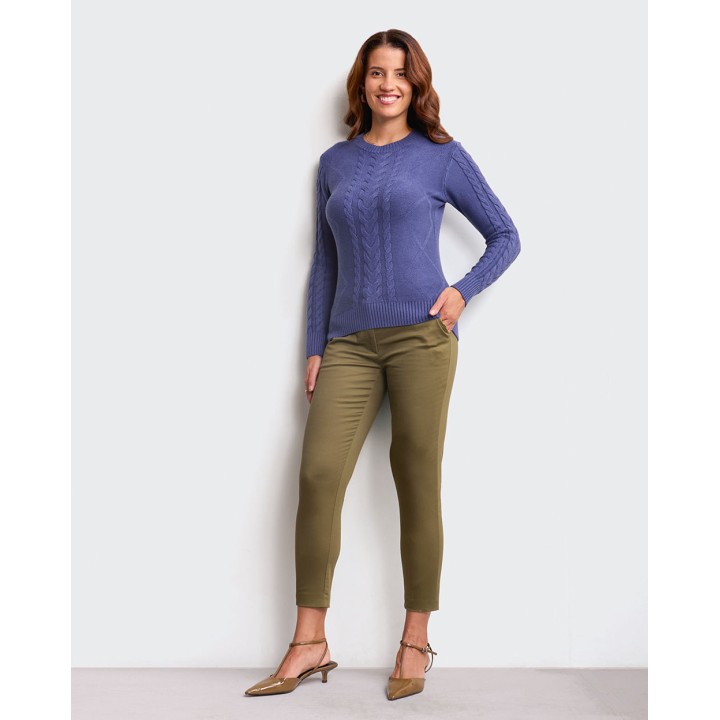Chompa Mujer Mora 4a Azul Violeta