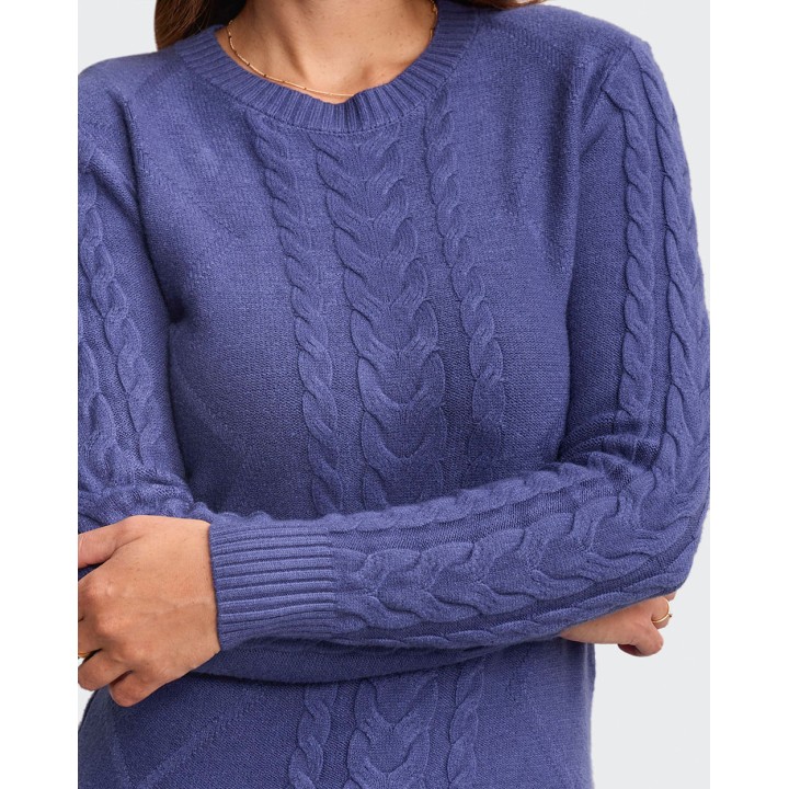 Chompa Mujer Mora 4a Azul Violeta
