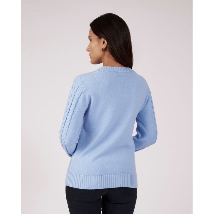 Chompa Mujer Mora Celeste Dusk