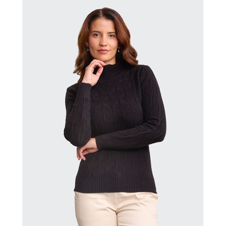 Chompa Mujer Mora 4b Negro