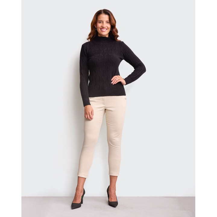 Chompa Mujer Mora 4b Negro