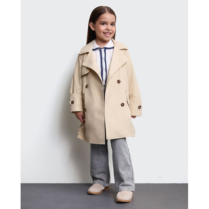 Abrigo Niña Solange Beige