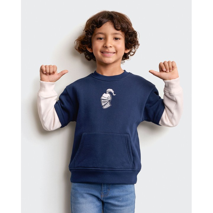 Polera Niño Joe Azul Pageant/ Blanco