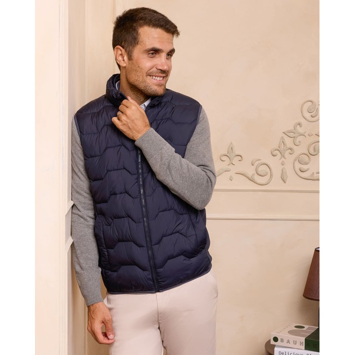 Chaleco Hombre Joaco Azul Oxford