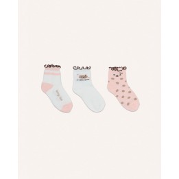 Calcetines Pack X3 Niña Mora Coco / Melon / Melon