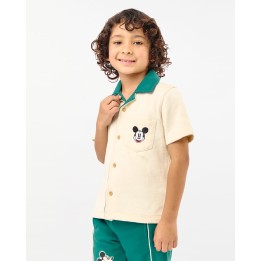 Camisa Niño Pablo Crema Pastel