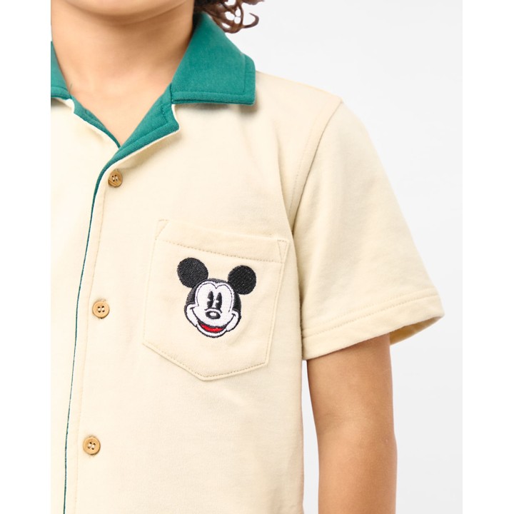 Camisa Niño Pablo Crema Pastel