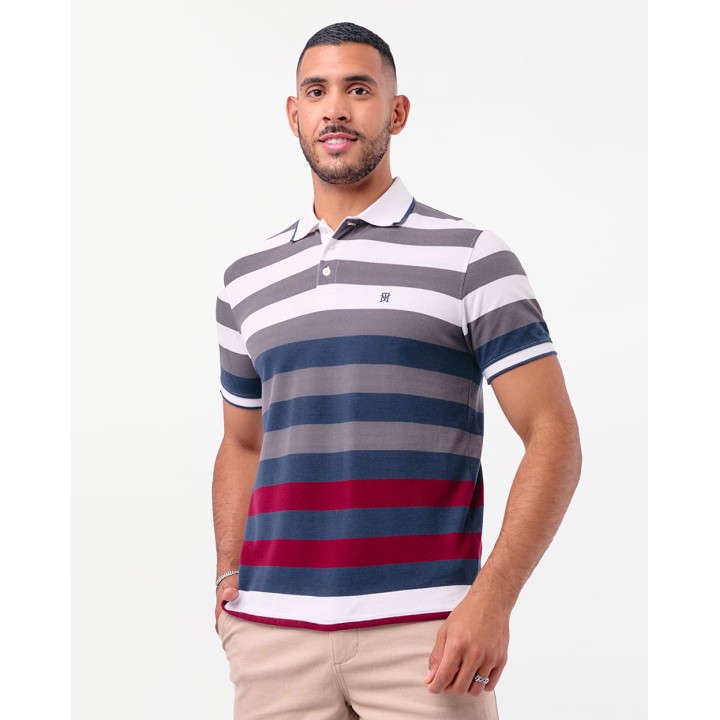 Polo Cuello Camisa Hombre Saylor Plomo