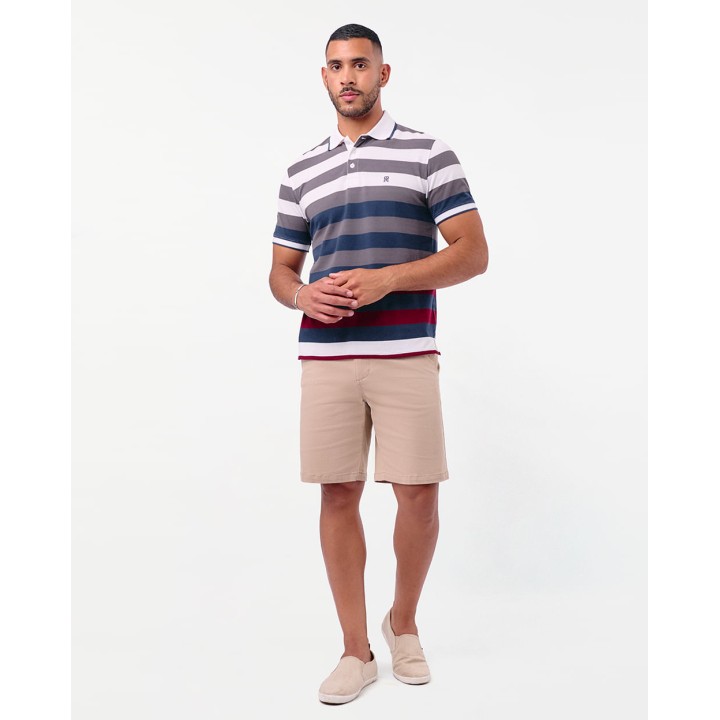 Polo Cuello Camisa Hombre Saylor Plomo