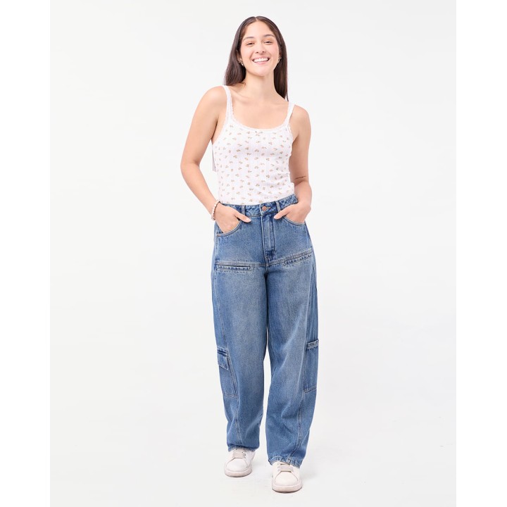 Jean Mujer Aliz Total Dirty Orange