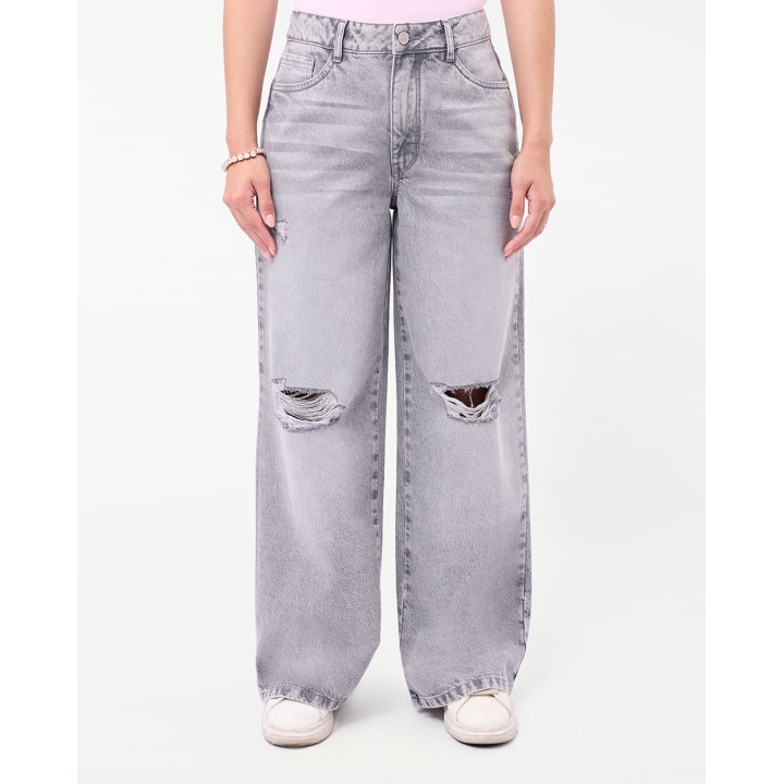 Jean Mujer Genesis Total Grey