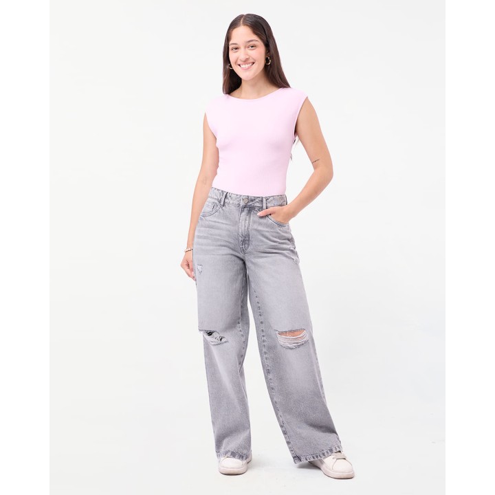 Jean Mujer Genesis Total Grey