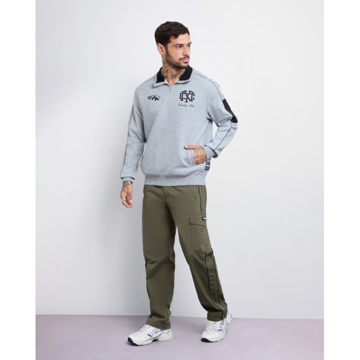 Polera Hombre State Gris Melange