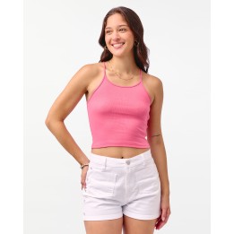 Top Mujer Marian Fucsia Floral