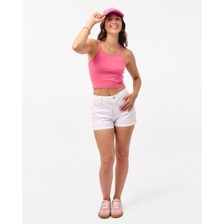 Top Mujer Marian Fucsia Floral