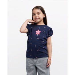 Polo Niña Ariana Azul Sombra