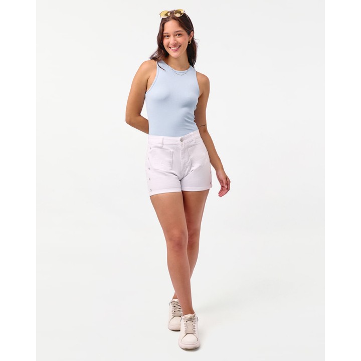Short Mujer Antho Blanco Optico