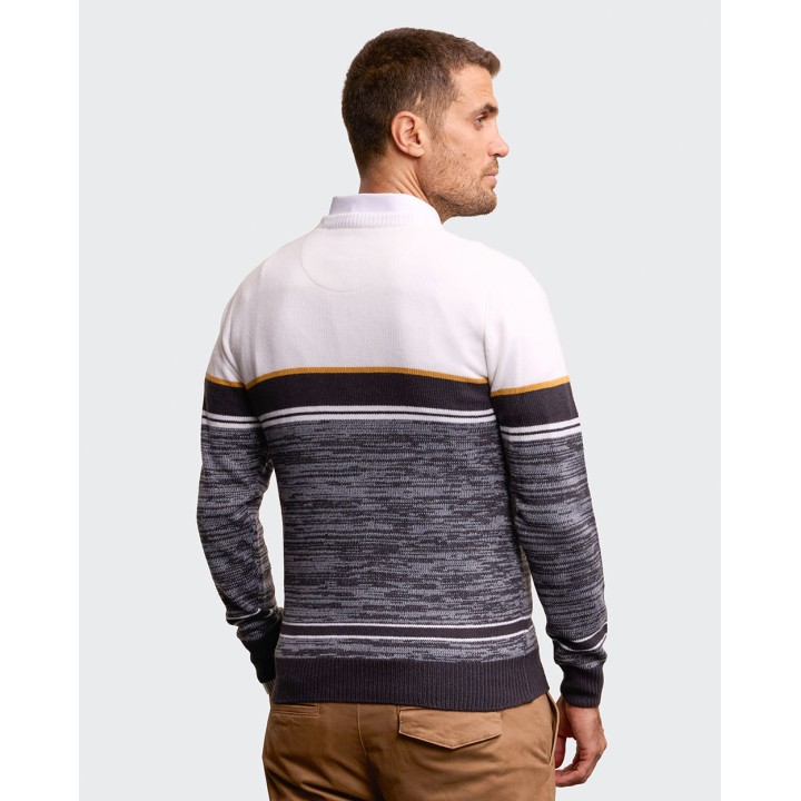 Chompa Hombre Jhair Azul Poly