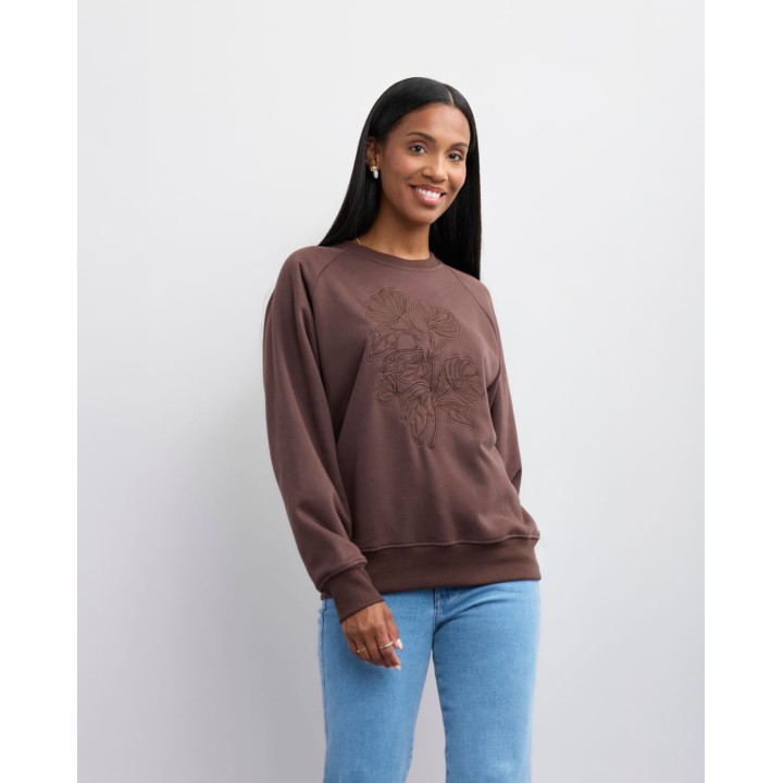 Polera Mujer Marangely Marron Coffee