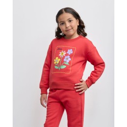 Polera Niña Francine Rojo
