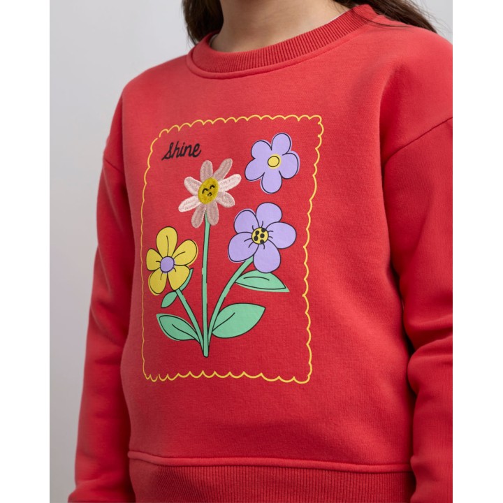 Polera Niña Francine Rojo