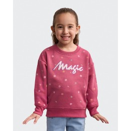 Polera Niña Francine Guinda Burdeos