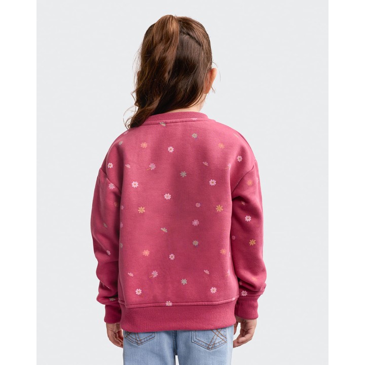 Polera Niña Francine Guinda Burdeos