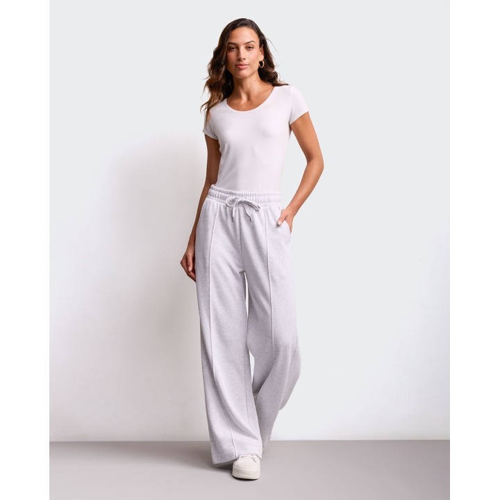 Pantalón Mujer Andrea Grey Fit Poly Htr
