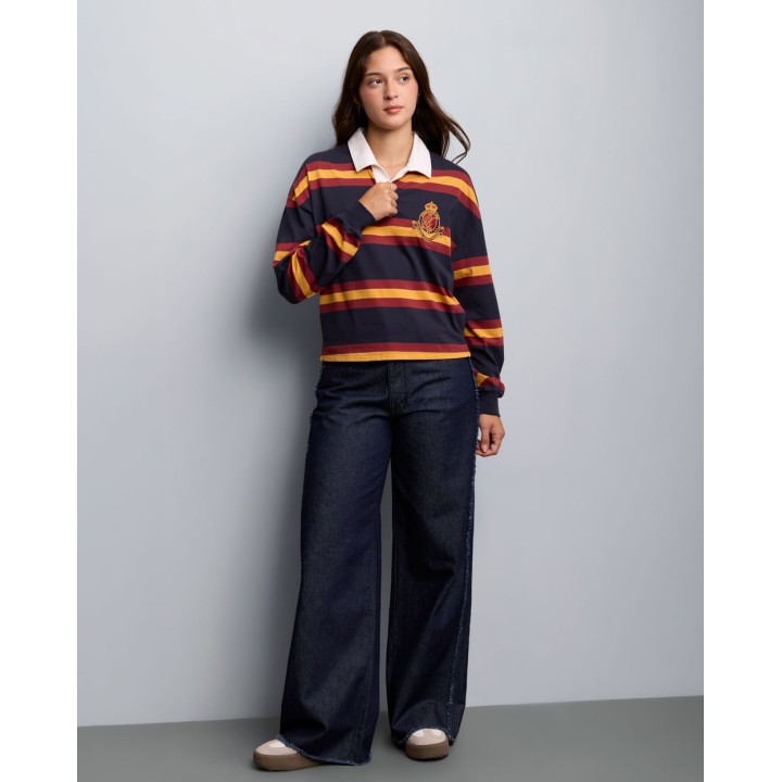 Polo Mujer Anya Azul Atlántico