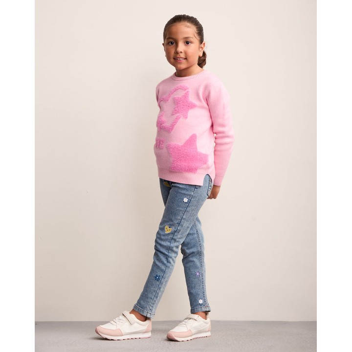 Chompa Niña Leonor Rosado