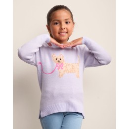 Chompa Niña Leonor Lila Violeta