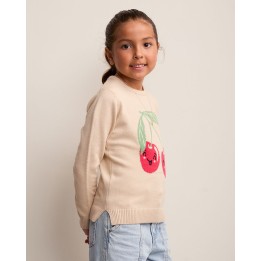 Chompa Niña Leonor Beige Crema