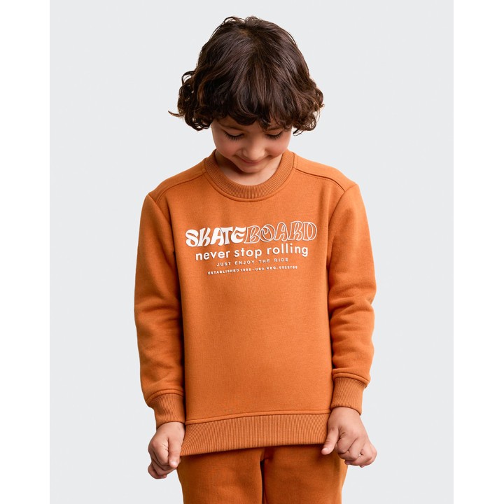 Polera Niño Franklin Marrón Siena