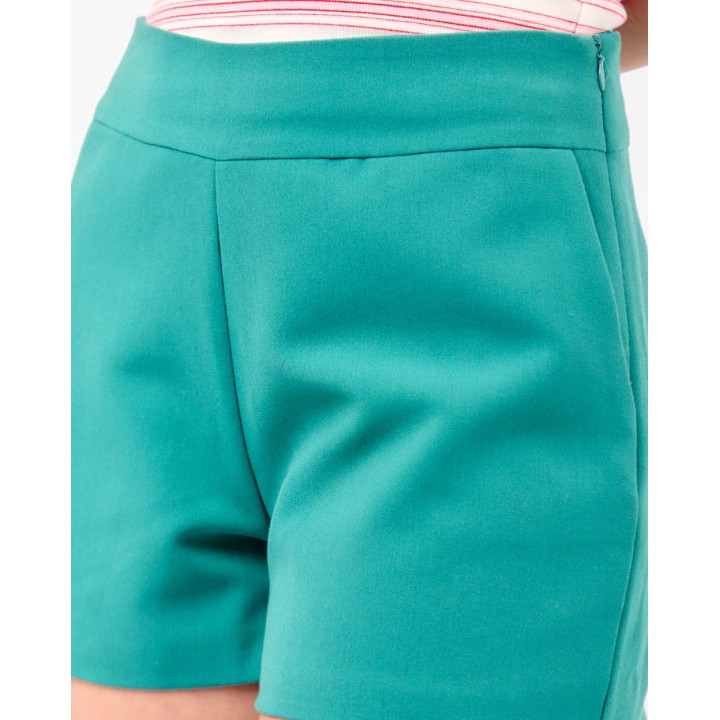 Short Mujer Carolina Turqueza Oscuro