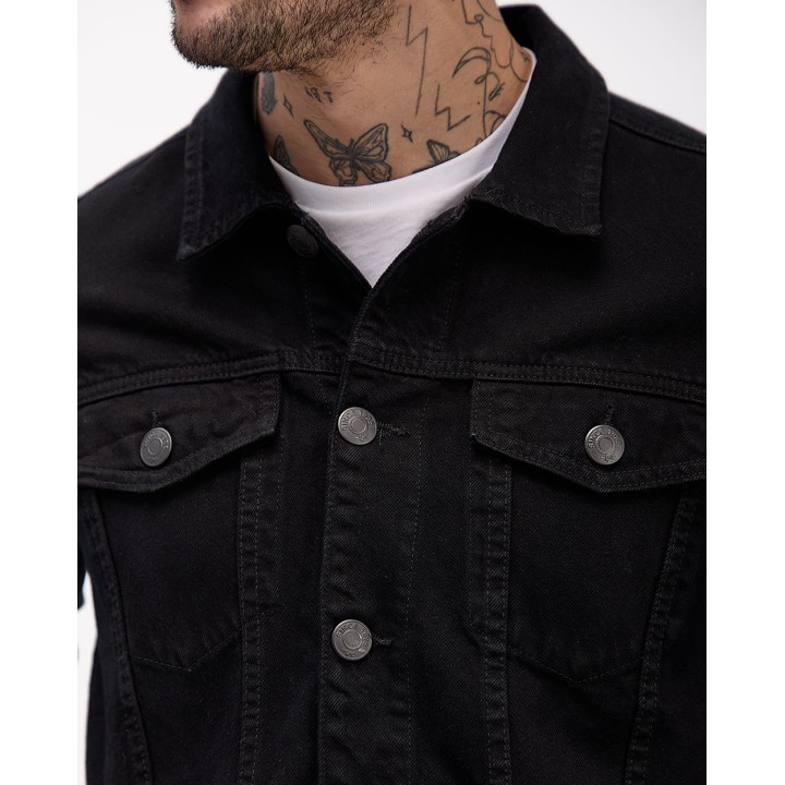 Casaca Jean Hombre Nee Negro
